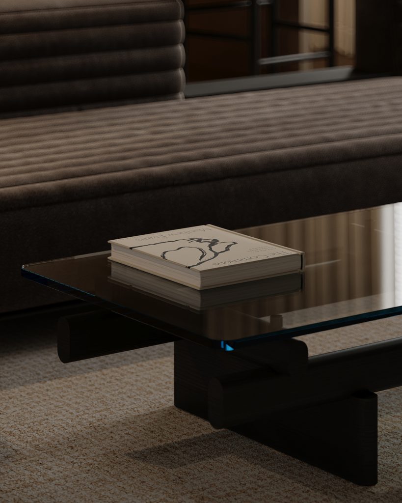 Apartment J — modern interior design project in Groningen, Netherlands, created by BIRO19. Contemporary living space defined by natural materials, warm tones, and minimalist elegance.