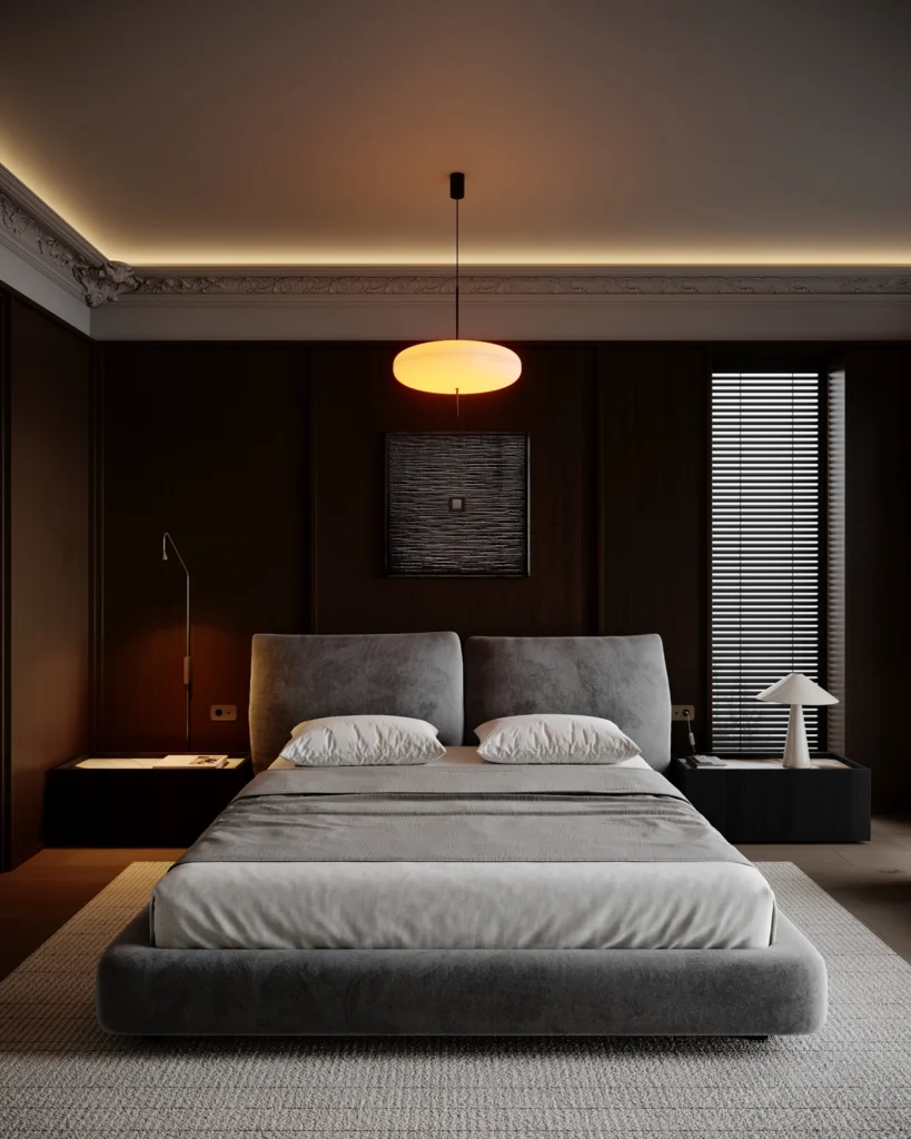 Apartment B interior design in Belgrade Serbia - modern minimalist spaces with refined materials and soft lighting