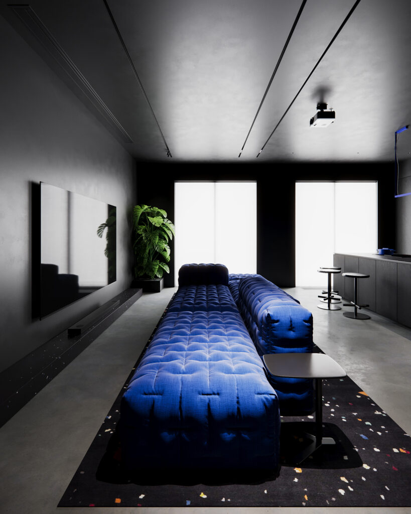 Monochrome X — modern interior design project in Groningen, Netherlands, created by BIRO19.