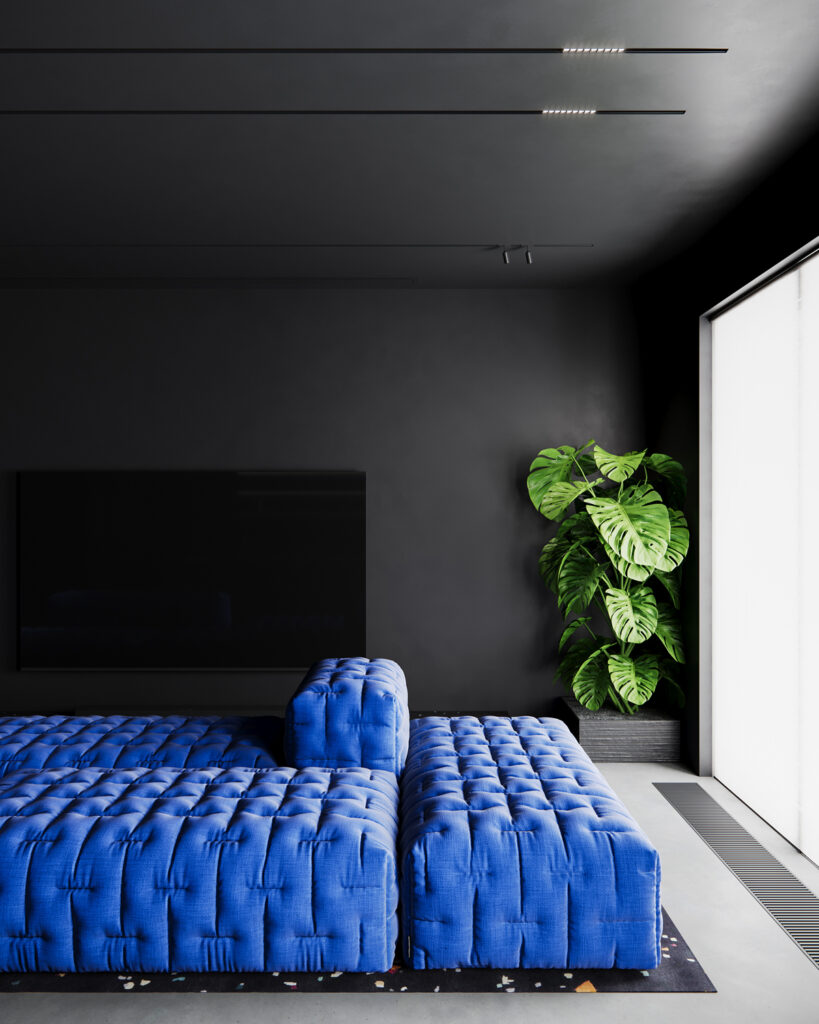 Monochrome X — modern interior design project in Groningen, Netherlands, created by BIRO19.