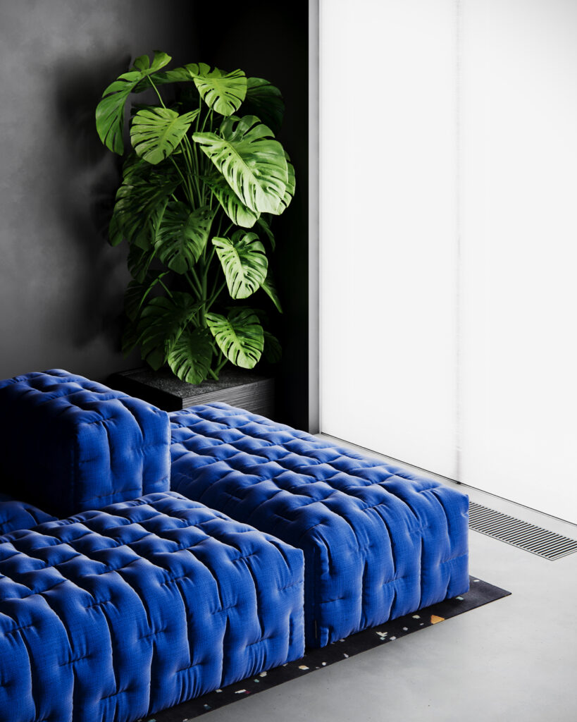 Monochrome X — modern interior design project in Groningen, Netherlands, created by BIRO19.