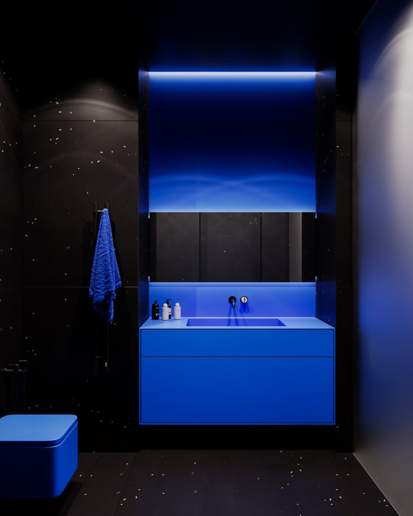 Monochrome X — modern interior design project in Groningen, Netherlands, created by BIRO19.