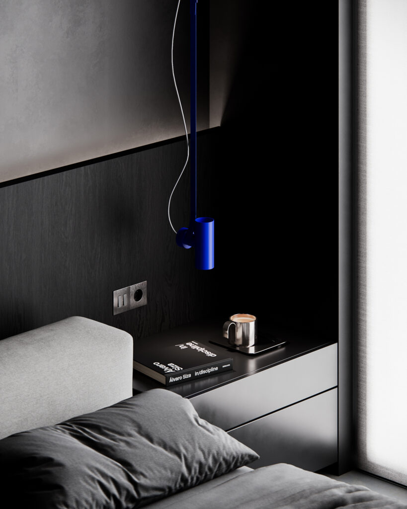 Monochrome X — modern interior design project in Groningen, Netherlands, created by BIRO19.