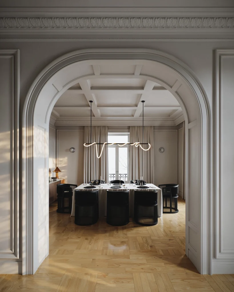 Luxury interior design in Budapest - Apartment P renovation by BIRO19