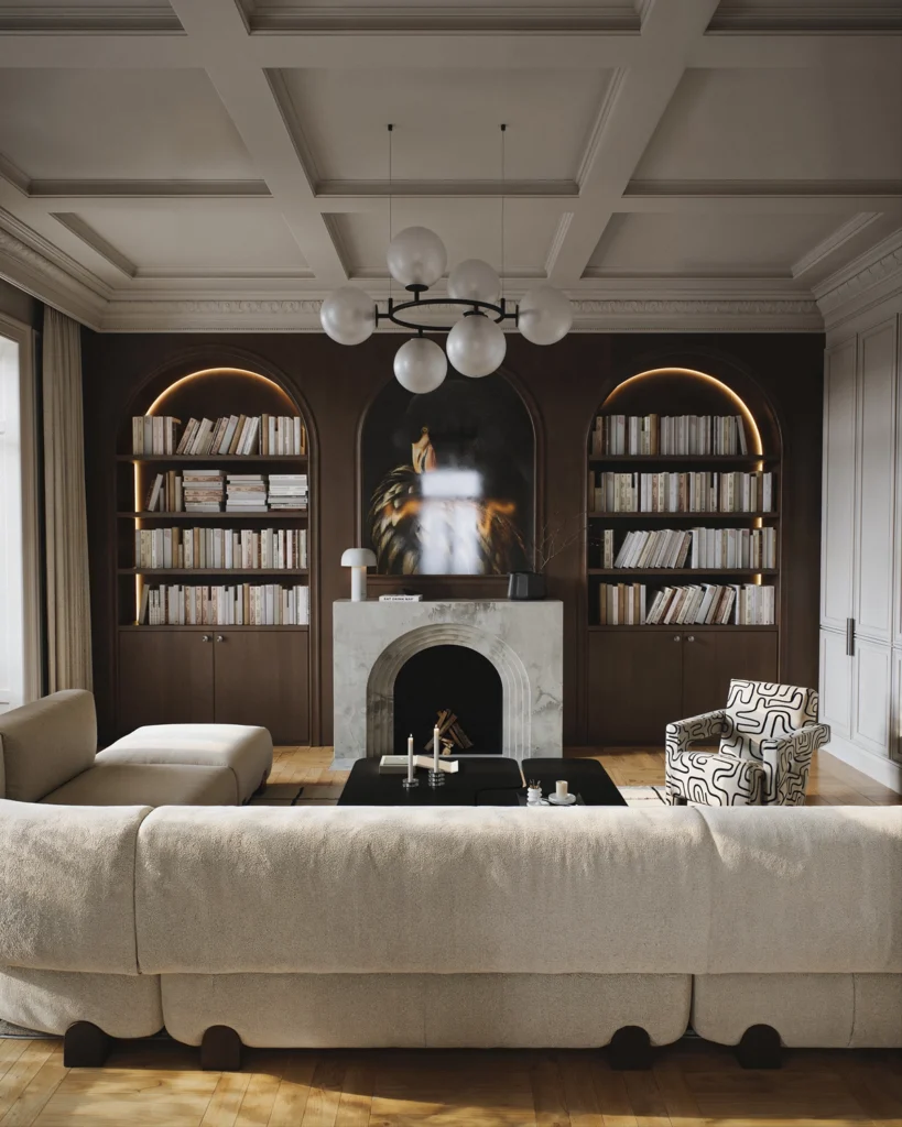 Luxury interior design in Budapest - Apartment P renovation by BIRO19